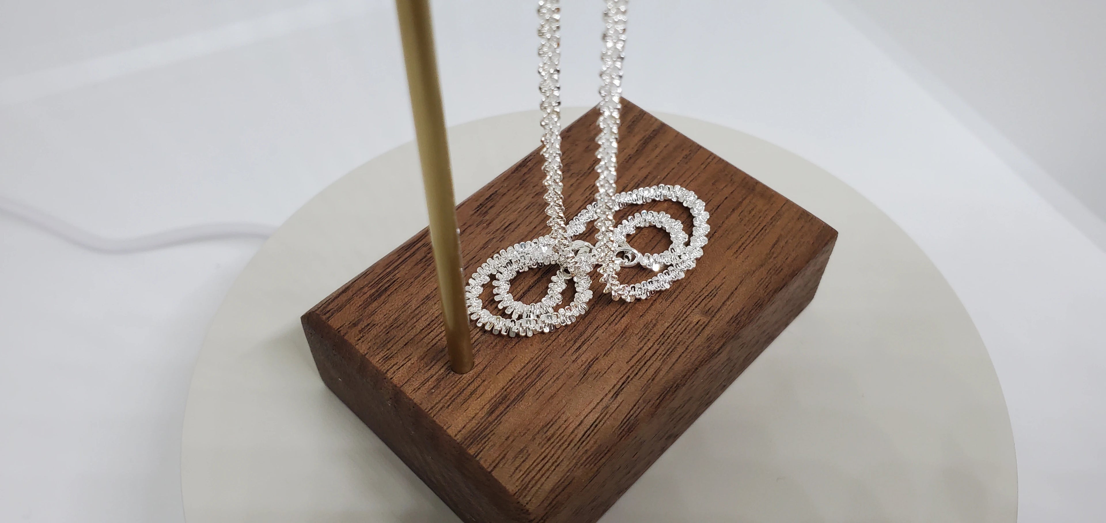 Silver Thin-Cut Wheat Spine Chain