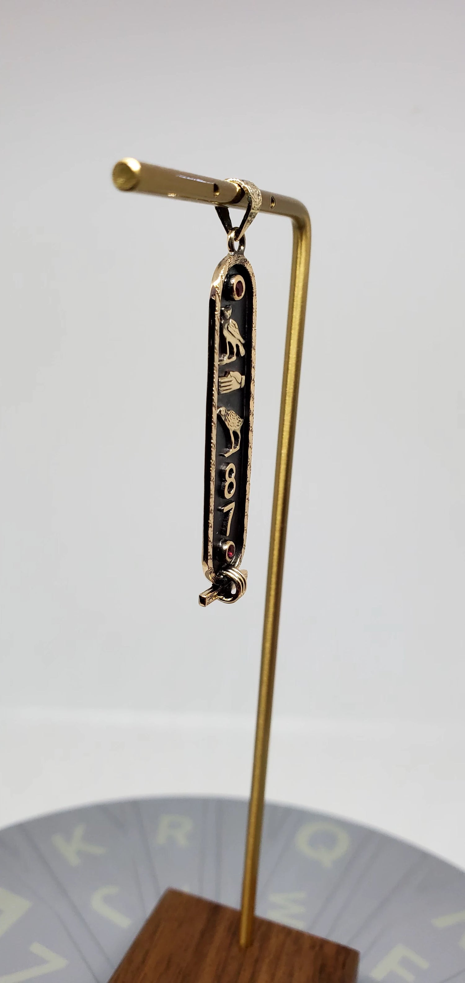 Egyptian Gold Cartouche Pendant