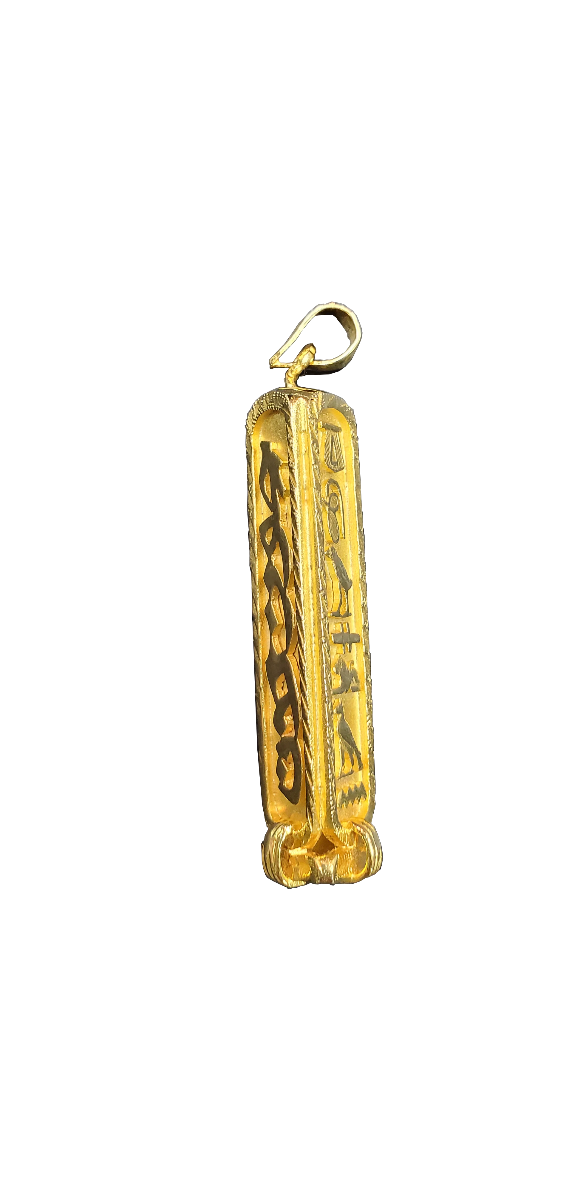 Amazon.com: 8k Solid Gold Personalized Cartouche Necklace, Custom Egyptian  Necklace, Hieroglyphic Personalized Pendant, Fancy Cartouche Necklace by  HStudio : Handmade Products